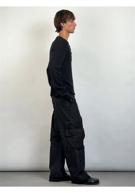t-shirt lis henley uomo nera CARRER | LIS HENLEYBLACK